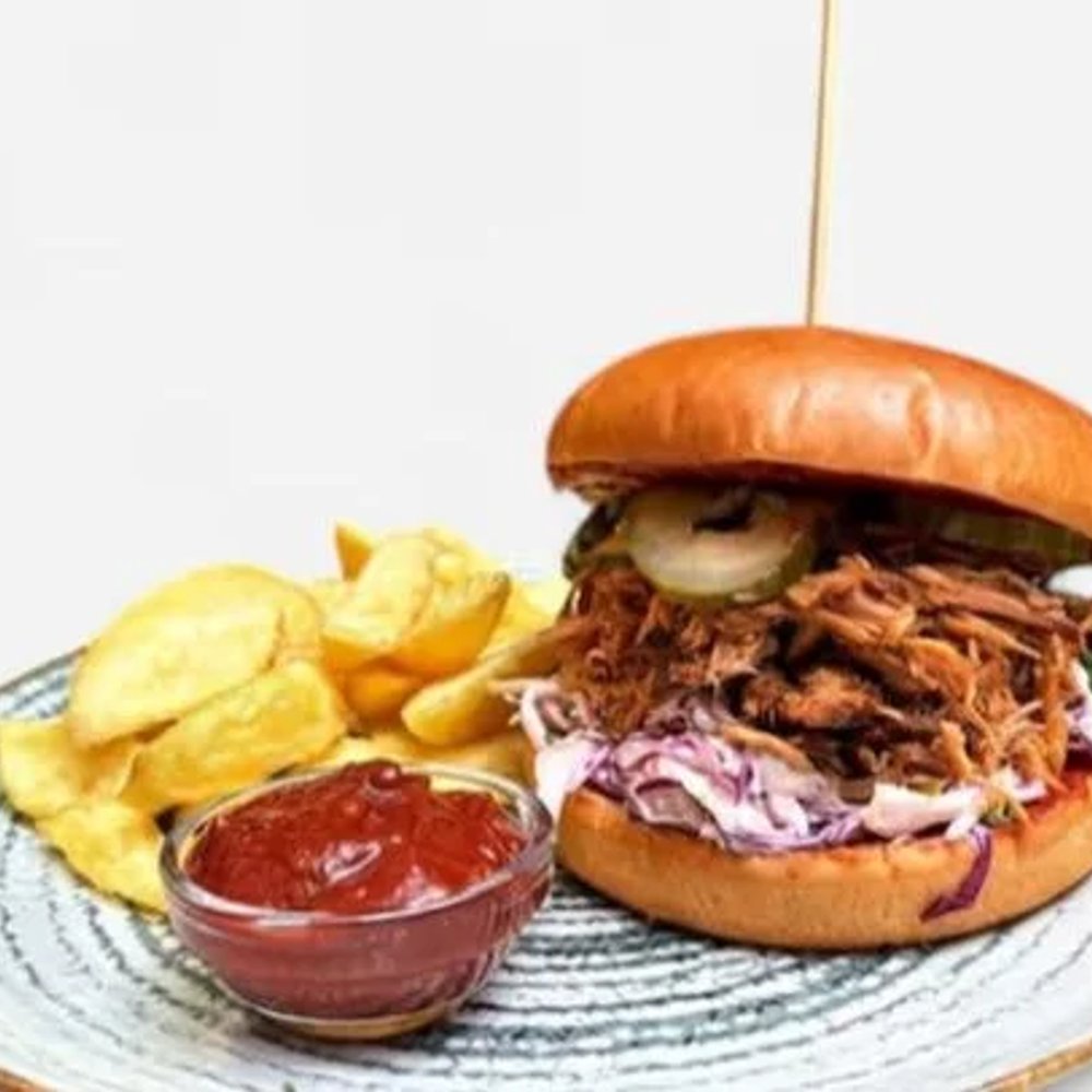 PULLED PORC BURGER